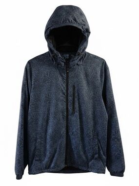 32 Degrees Men's Hooded Windbreaker Full Zip Lightweight Size M 100% Polyester